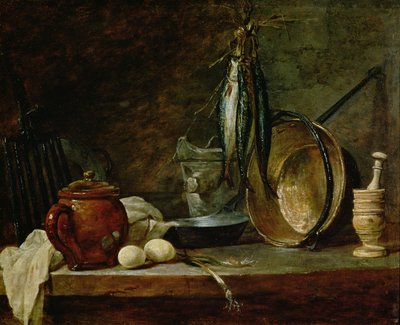 Still Life: Fast Day Menu by Jean Baptiste Simeon Chardin